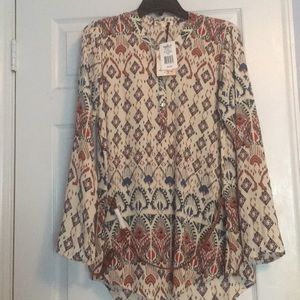 Tribal print blouse